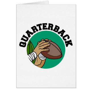 Quaterback Hälsningskort