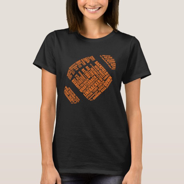 Quaterback Sneak AMERICAN FOOTBALL T Shirt (Framsida)