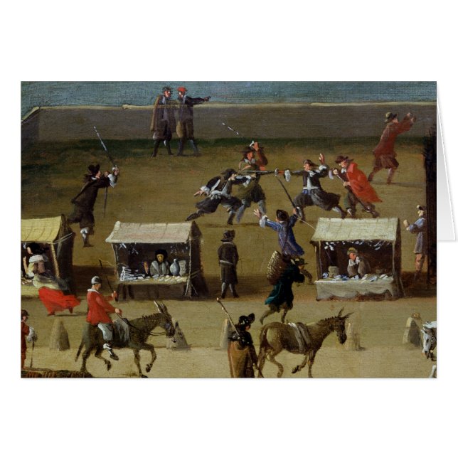 Quatre-Nationer för luftventil- och högskoladesen Hälsningskort (Framsidan Horizontal)