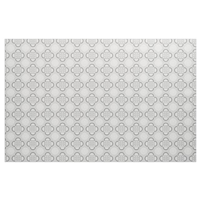 Quatrefoil Grått Fabric Tyg (Yard)