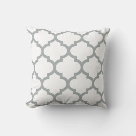 Quatrefoil kudder - Paloma grått Kudde