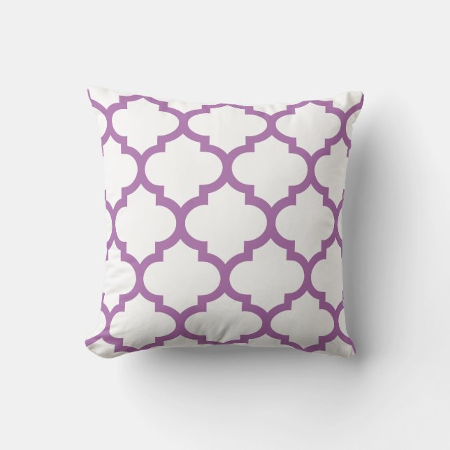 Quatrefoil kudder - strålpunktOrchidlilor Kudde (Framsida)
