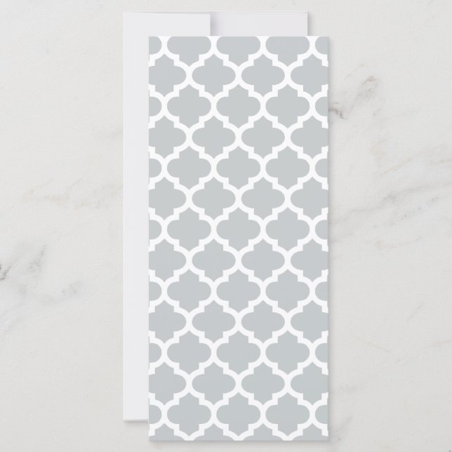 Quatrefoil Lattice Trellis Mönster Valfri Färg (Framsida)