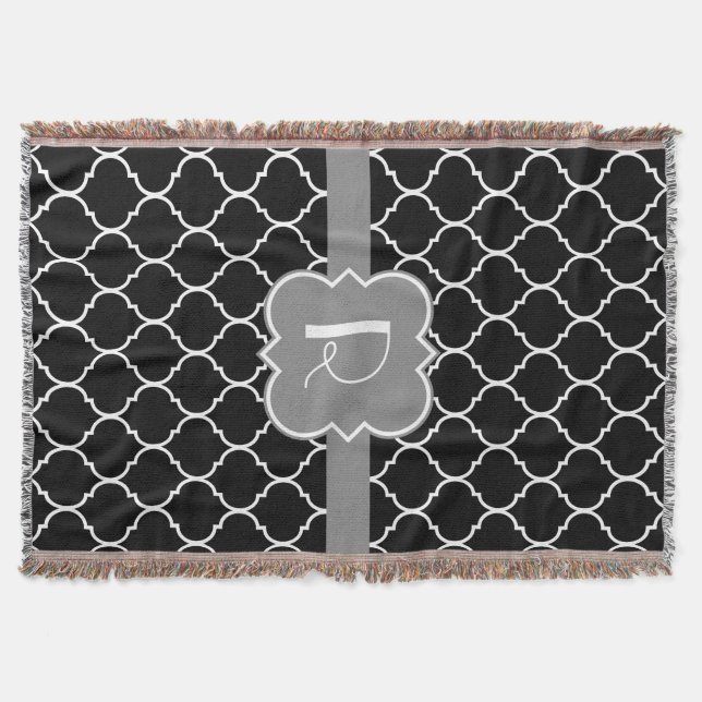 Quatrefoil med monogramen mysfilt (Framsidan)