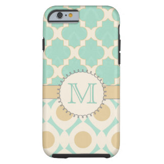 Quatrefoil MonogramMally Mac Tough iPhone 6 Case