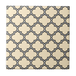 Quatrefoil Mönster Kakelplatta