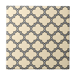 Quatrefoil Mönster Kakelplatta
