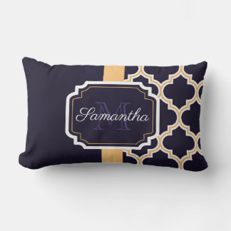 Quatrefoil Mönster Lumbarkudde