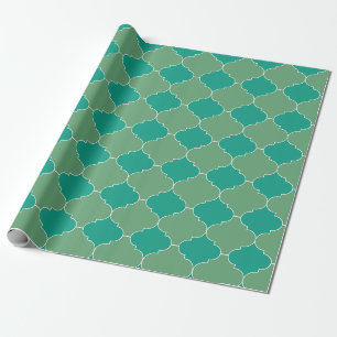 Quatrefoil mönster presentpapper