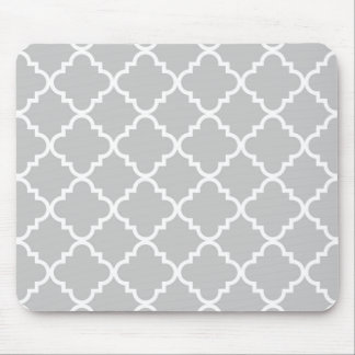 Quatrefoil Mousepad - grå färg Musmatta