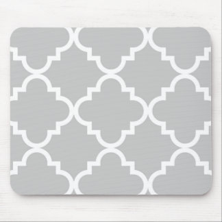 Quatrefoil Mousepad - grå färg Musmatta