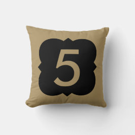 Quatrefoil: Numrera 5 Kudde