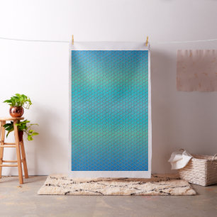Quatrefoil Ombre Blue Tyg