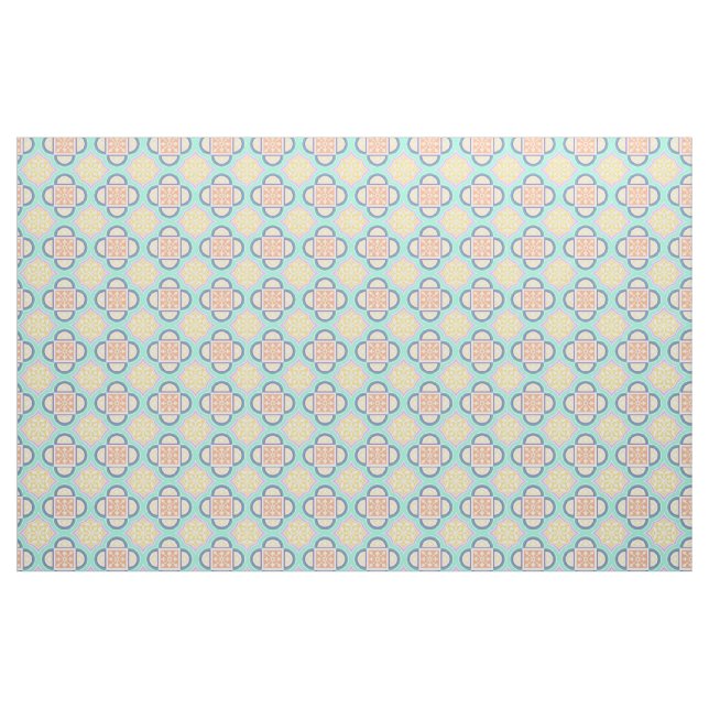 Quatrefoil Pastel Fabric Tyg (Yard)