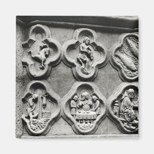 Quatrefoils med teckenet av zodiacen magnet