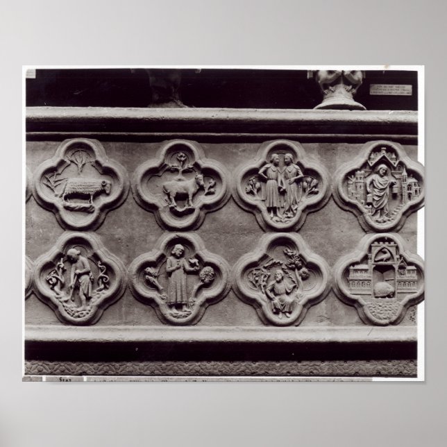 Quatrefolier med Zodiacs tecken Poster (Framsidan)