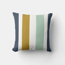 Quattro Rand in Navy Blue, Celadon, Ochre, White