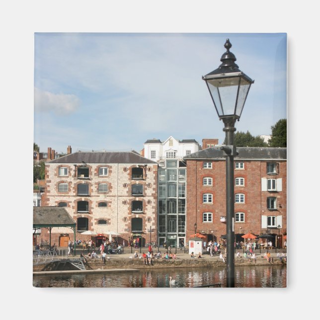 Quay, Exeter, Devon, Förenade kungariket Magnet (Framsidan)