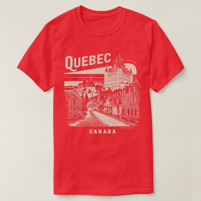 Qubec canada 1 t shirt (Design framsida)