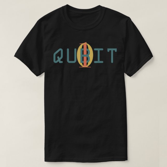 Qubit Quantum Entanglement Quantum Computing Physi T Shirt (Design framsida)