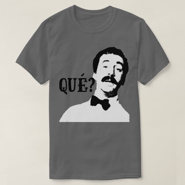 Que Manuel Fawlty Torn Quote Graphic T Shirt (Design framsida)