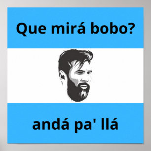 que mira bobo poster