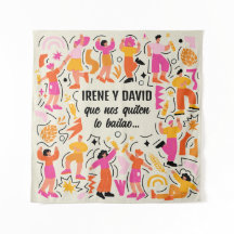 Que nos quiten lo bailao Boda Festival Rosa Naranj