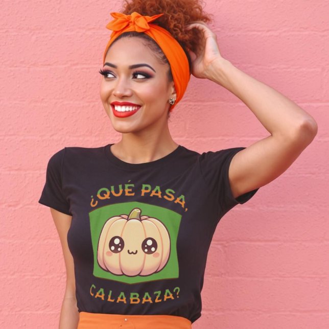 Qué pasa calabaza Halloween Spain Shirt T Shirt (Qué pasa calabaza Halloween Spanish Shirt)