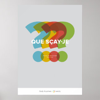 Que Scay-Je Poster