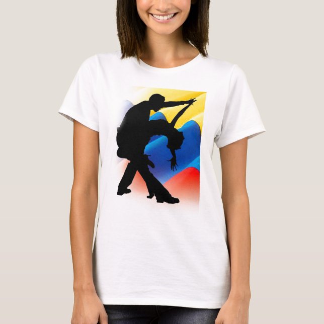 Que Viva Lasalsa Colombiana T-shirt (Framsida)