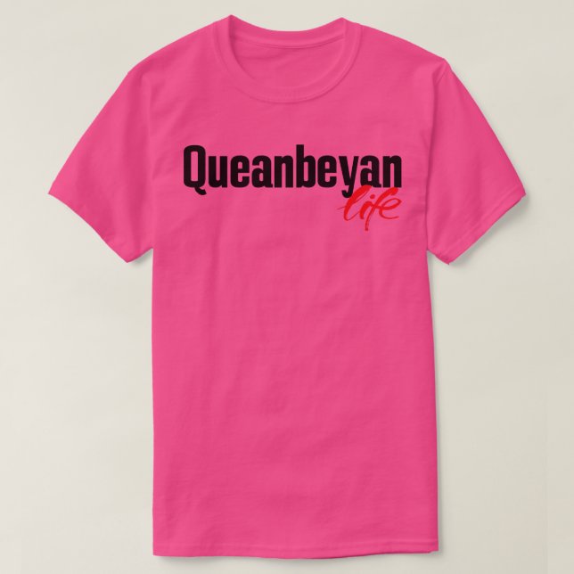 Queanbeyan Life T Shirt (Design framsida)