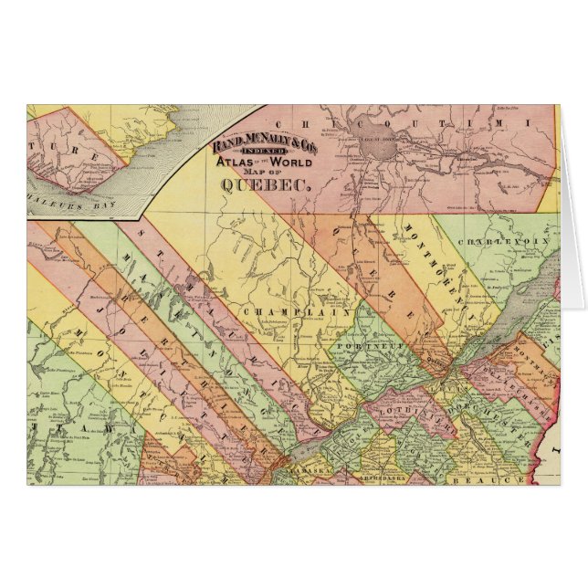 Quebec 2 hälsningskort (Framsidan Horizontal)