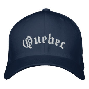 Quebec Basebollhatt Broderad Keps