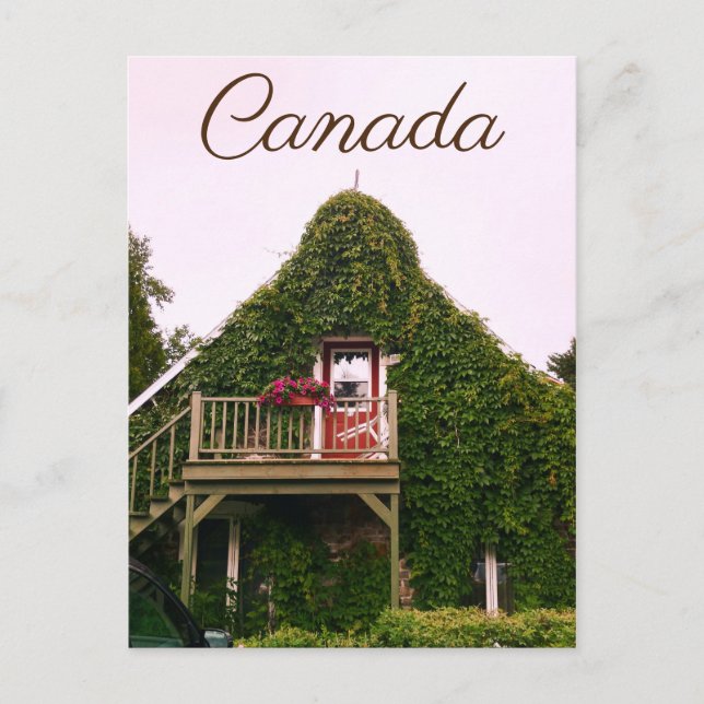 Quebec Canada Postcard Vykort (Framsida)