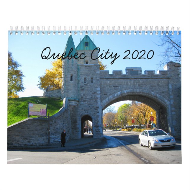 Quebec City Canada 2020 Travel Photo Calendar Kalender (Omslag)
