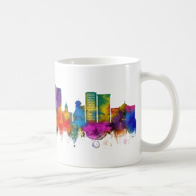 Quebec City Canada Skyline Kaffemugg (Höger)