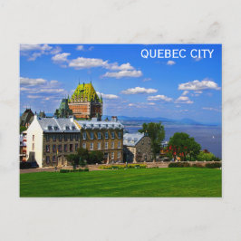 Quebec City Canada Travel Photo Vykort