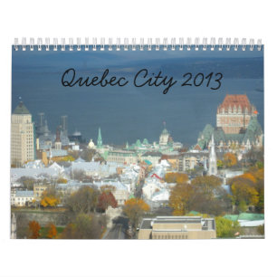 Quebec City Canda 2013 reser kalendern Kalender