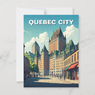 Quebec City Chateau Frontenac Vykort