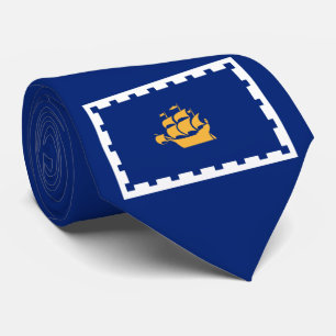 Quebec City Flagga (Québec, Kanada) Slips
