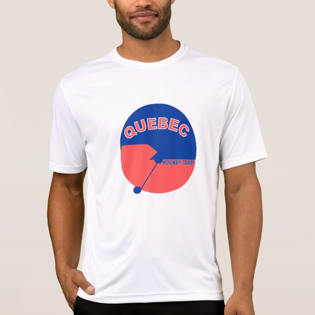 QUEBEC CITY HOCKEYLAG - IDROTTS- SKJORTA T-SHIRT (Framsida)