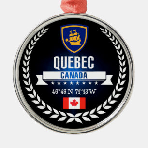 Quebec City Julgransprydnad Metall