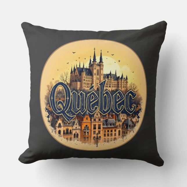 Quebec City Kanada Kudde (Framsida)