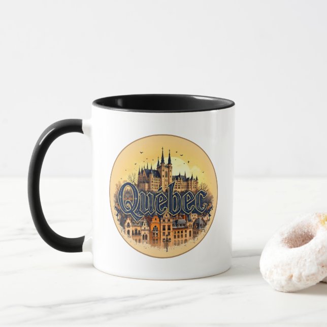 Quebec City Kanada Mugg (Med munk)
