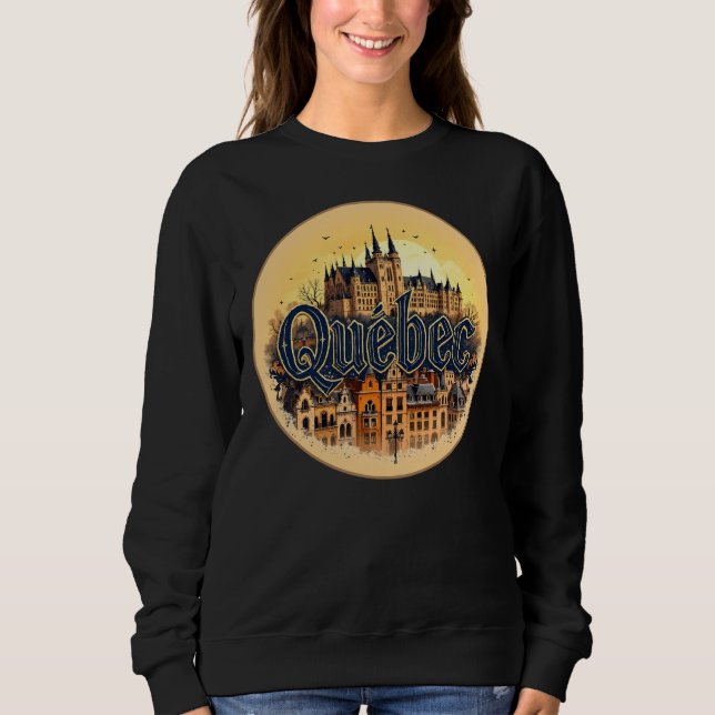 Quebec City Kanada T Shirt (Framsida)
