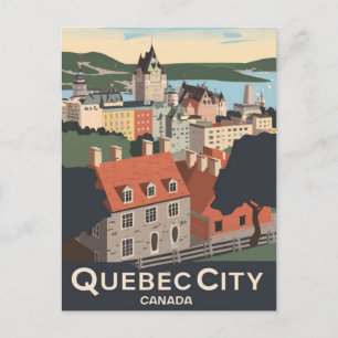 Quebec City Kanada Vykort