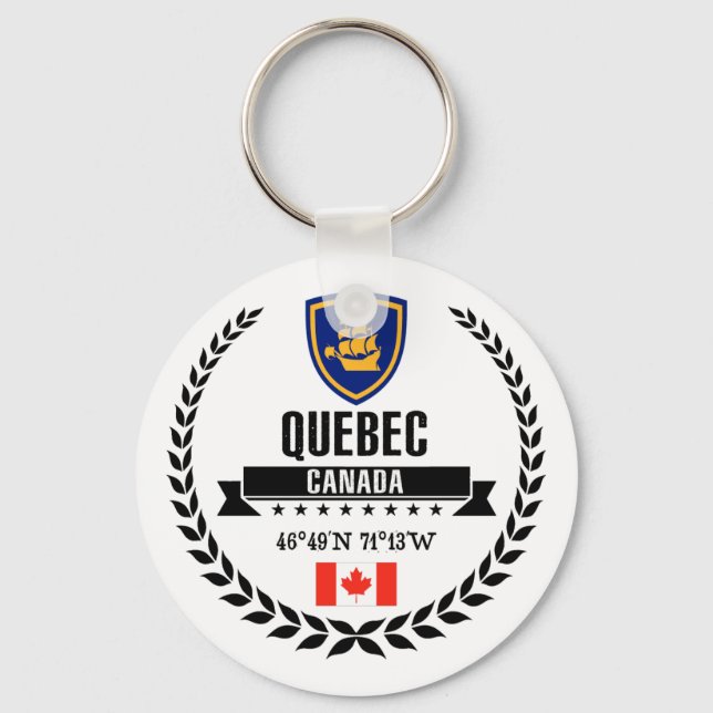 Quebec City Nyckelring (Framsida)