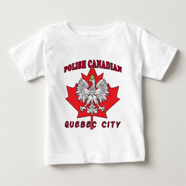 Quebec City Poland Canadian Löv Tröja (Framsida)