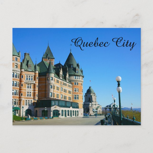 QUEBEC CITY POSTCARD VYKORT (Framsida)