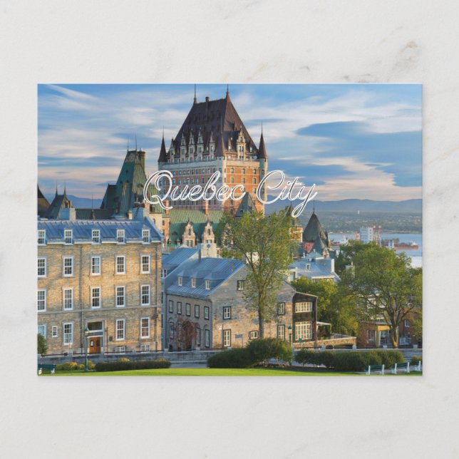 QUEBEC CITY POSTCARD VYKORT (Framsida)